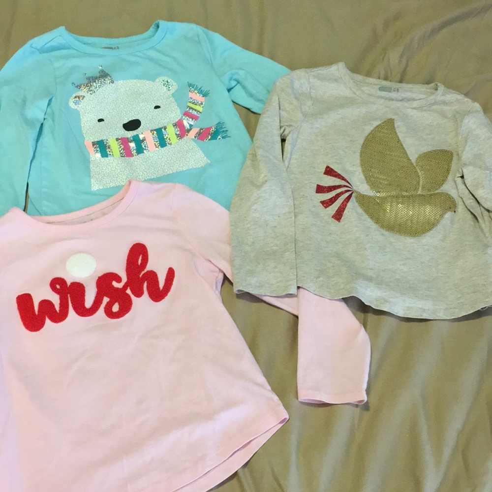 Bundle of 3 crazy 8 long sleeve shirts